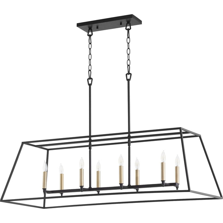 Quorum Gabriel 654-8-69 Pendant Light - Textured Black