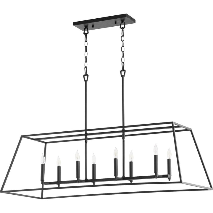 Quorum Gabriel 654-8-69 Pendant Light - Textured Black