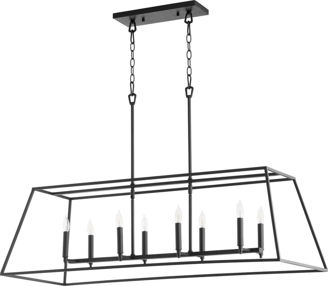 Quorum Gabriel 654-8-69 Pendant Light - Textured Black