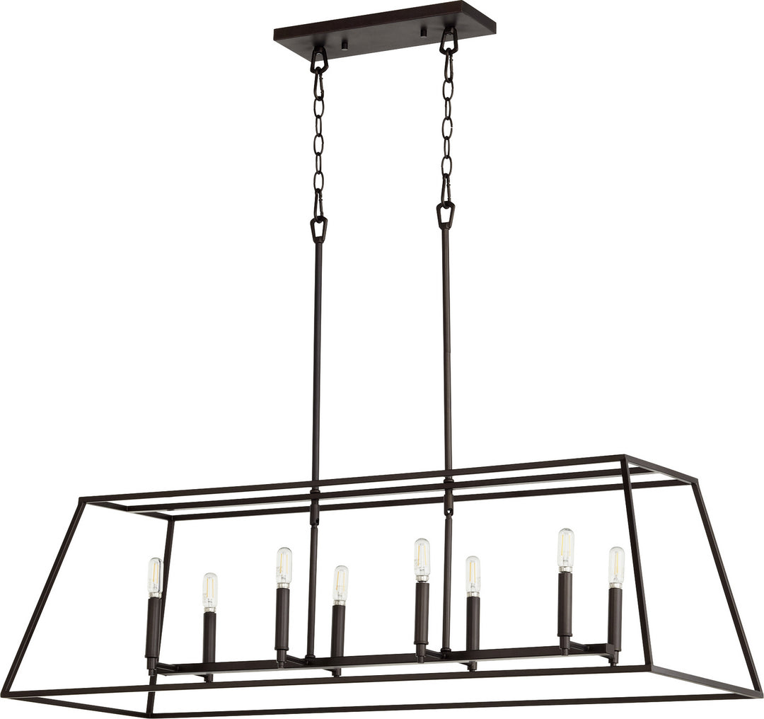Quorum Gabriel 654-8-86 Pendant Light - Oiled Bronze