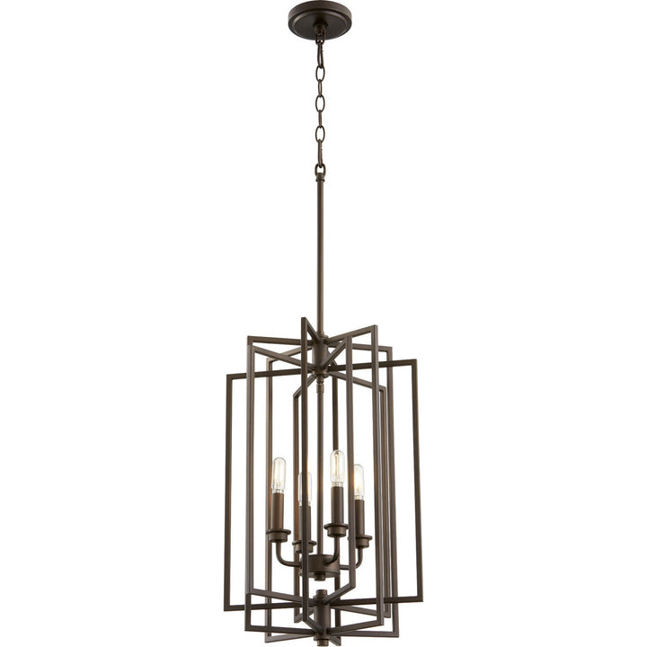 Quorum Hammond 688-4-86 Pendant Light - Oiled Bronze