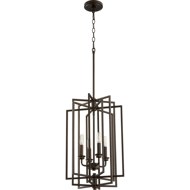 Quorum Hammond 688-4-86 Pendant Light - Oiled Bronze