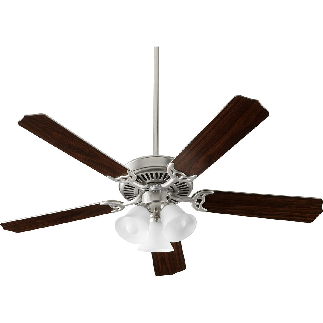 Quorum 7525-3065 Ceiling Fan 52 in. - Satin Nickel,