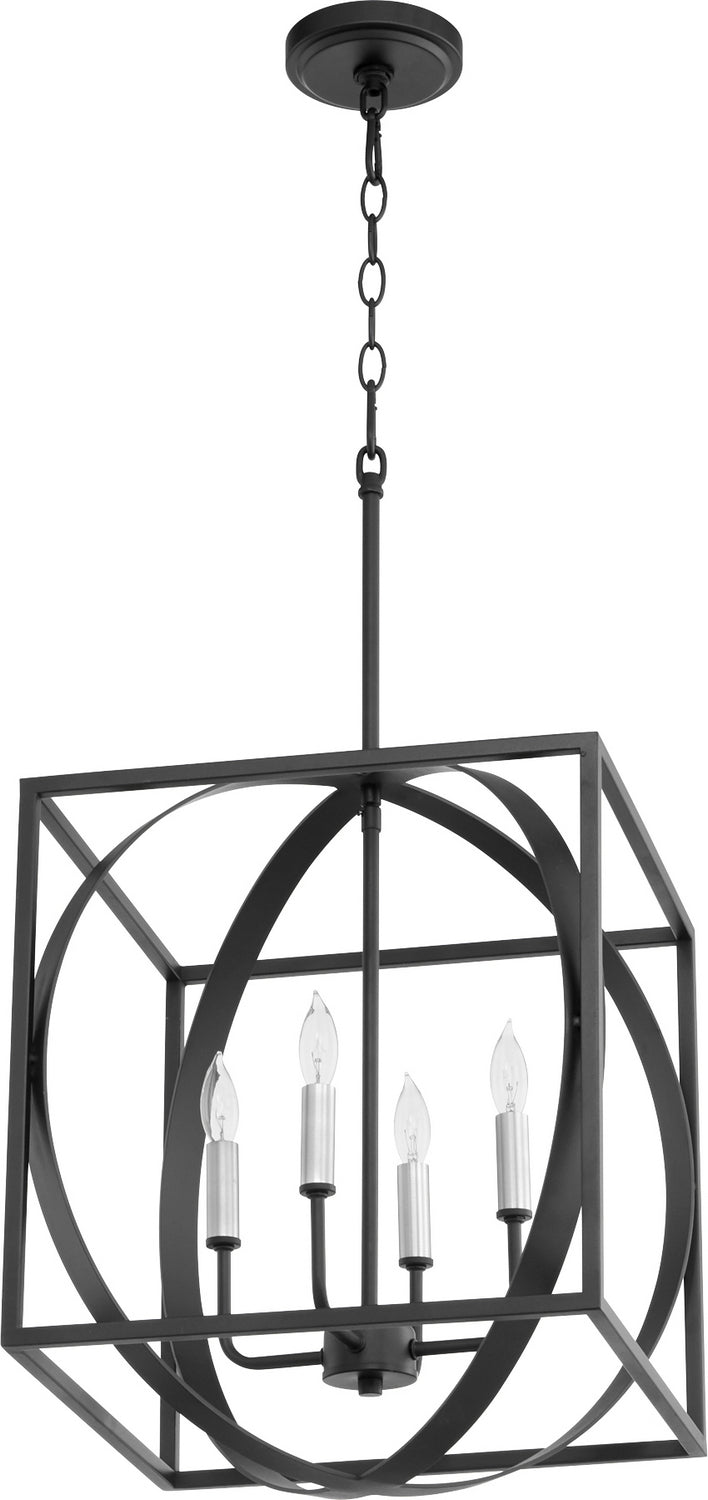 Quorum Cube and Sphere Pendants 8150-4-69 Pendant Light - Textured Black