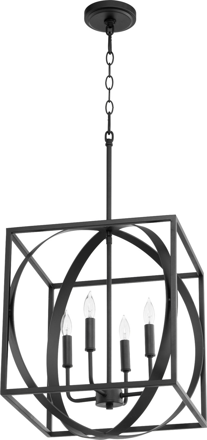 Quorum Cube and Sphere Pendants 8150-4-69 Pendant Light - Textured Black