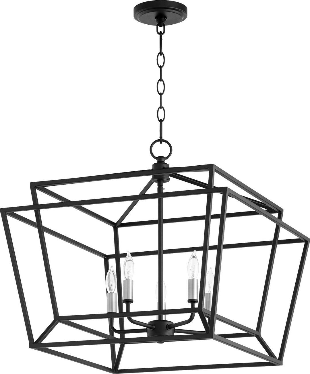 Quorum Monument 8407-5-69 Chandelier Light - Textured Black