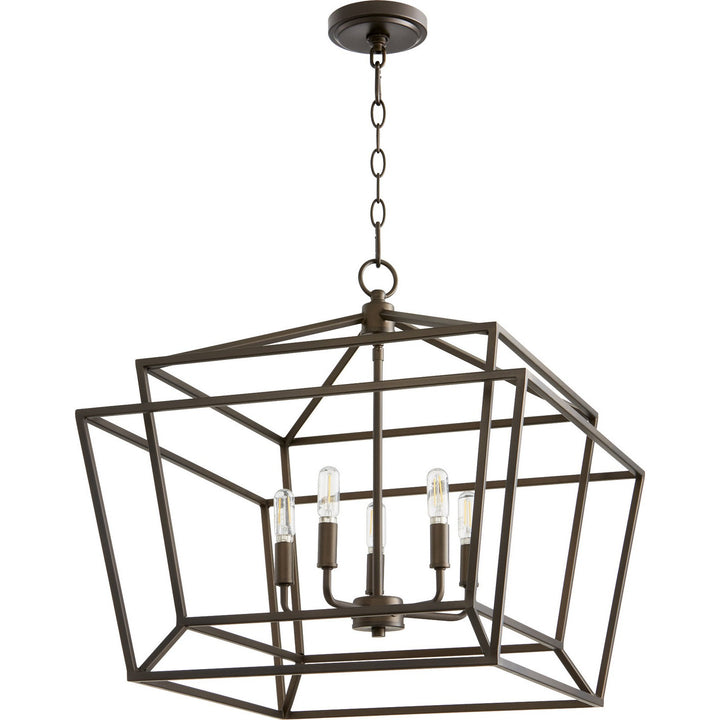 Quorum Monument 8407-5-86 Chandelier Light - Oiled Bronze