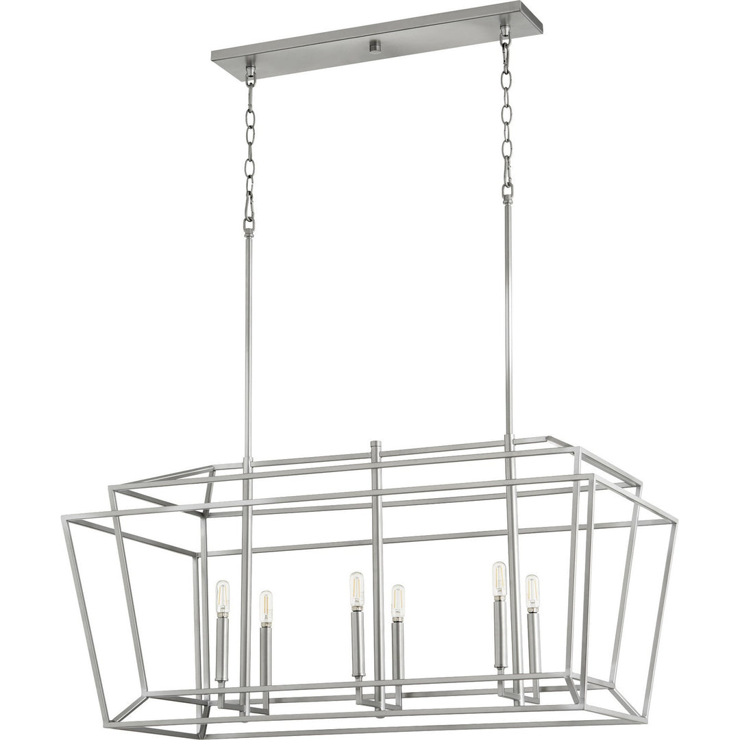 Quorum Monument 8507-6-64 Pendant Light - Classic Nickel