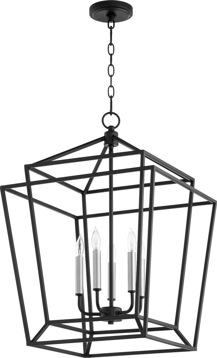 Quorum Monument 8807-5-69 Pendant Light - Textured Black