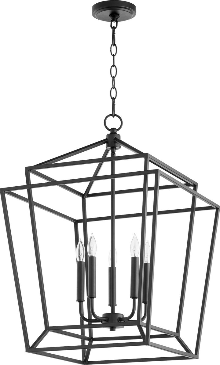 Quorum Monument 8807-5-69 Pendant Light - Textured Black