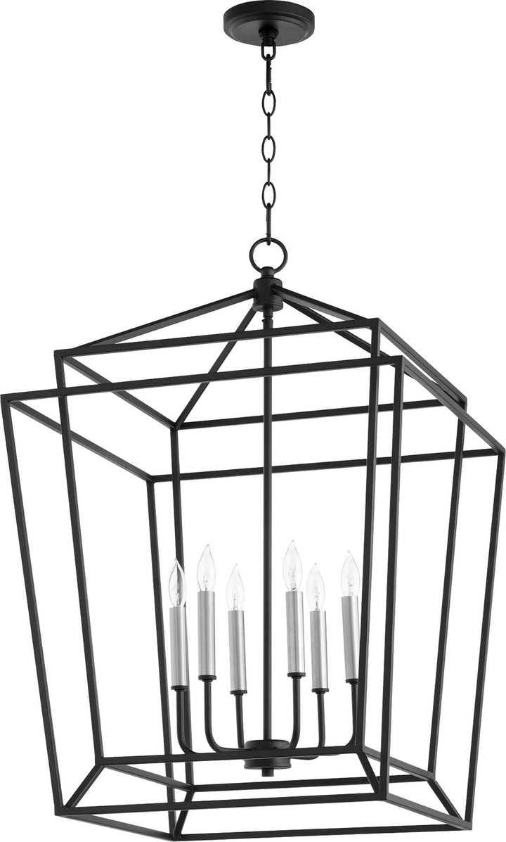 Quorum Monument 8807-6-69 Pendant Light - Textured Black
