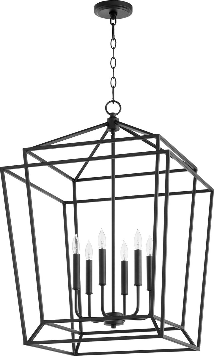 Quorum Monument 8807-6-69 Pendant Light - Textured Black