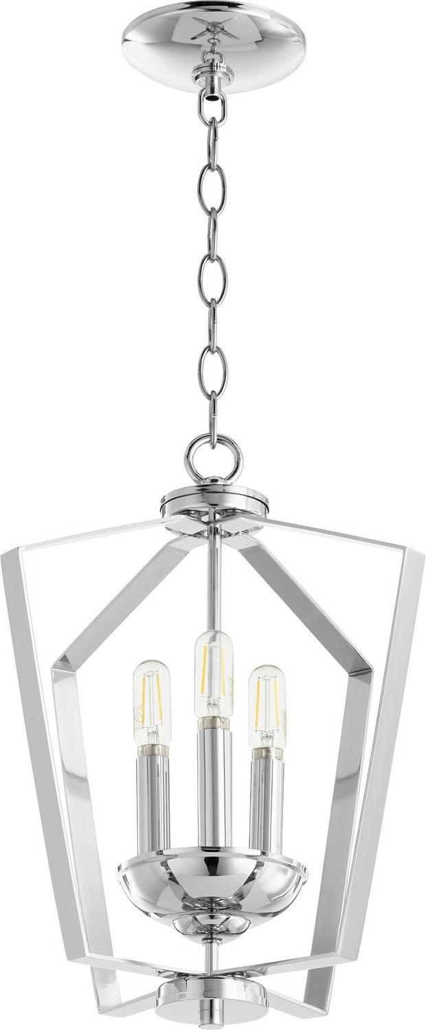 Quorum 3LT Entry Series 894-3-14 Pendant Light - Chrome