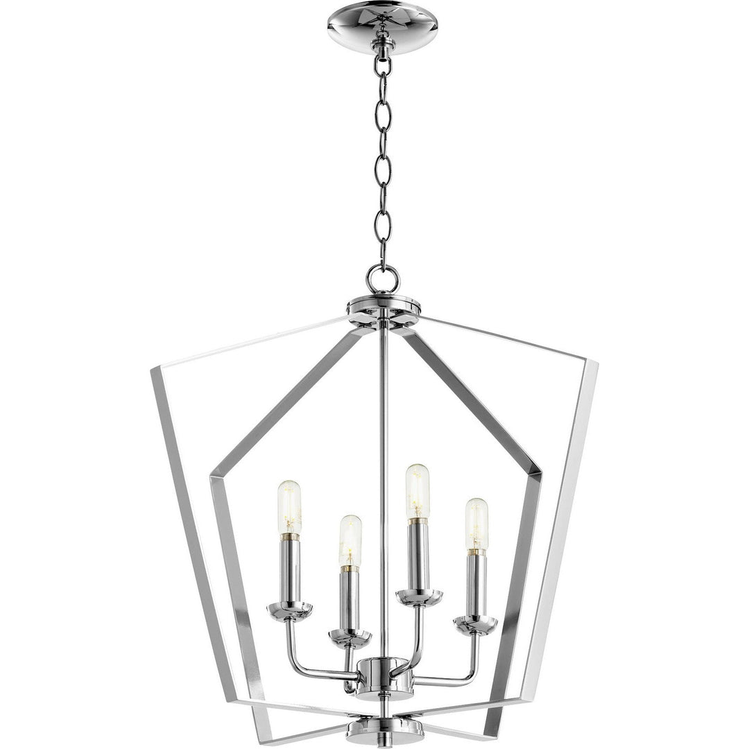 Quorum 4LT Entry Series 894-4-14 Pendant Light - Chrome