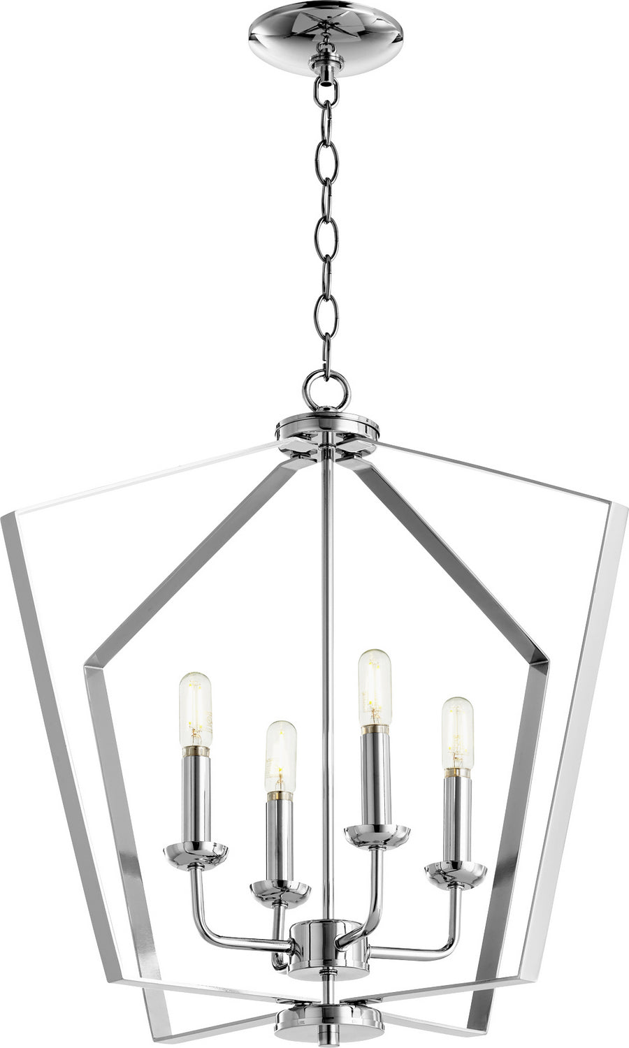 Quorum 4LT Entry Series 894-4-14 Pendant Light - Chrome