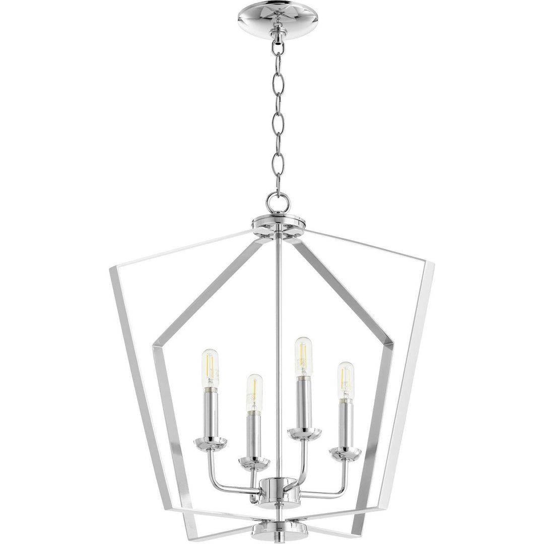 Quorum 4LT Entry Series 894-4-14 Pendant Light - Chrome