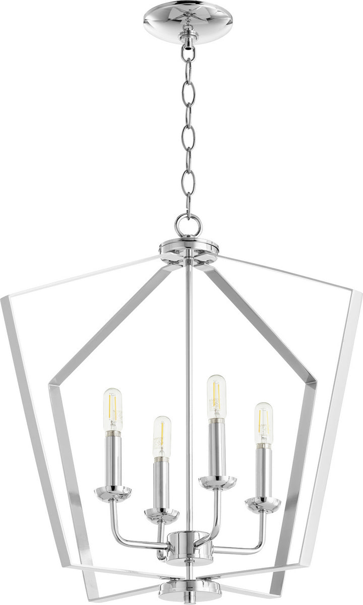 Quorum 4LT Entry Series 894-4-14 Pendant Light - Chrome