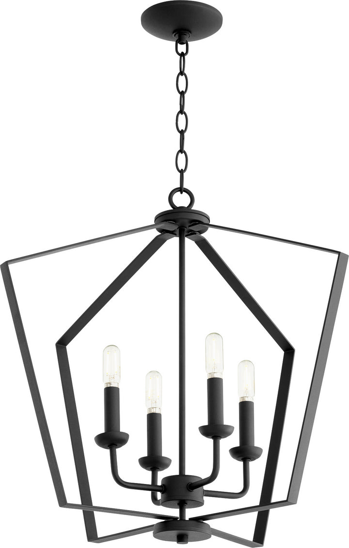Quorum 4LT Entry Series 894-4-69 Pendant Light - Textured Black