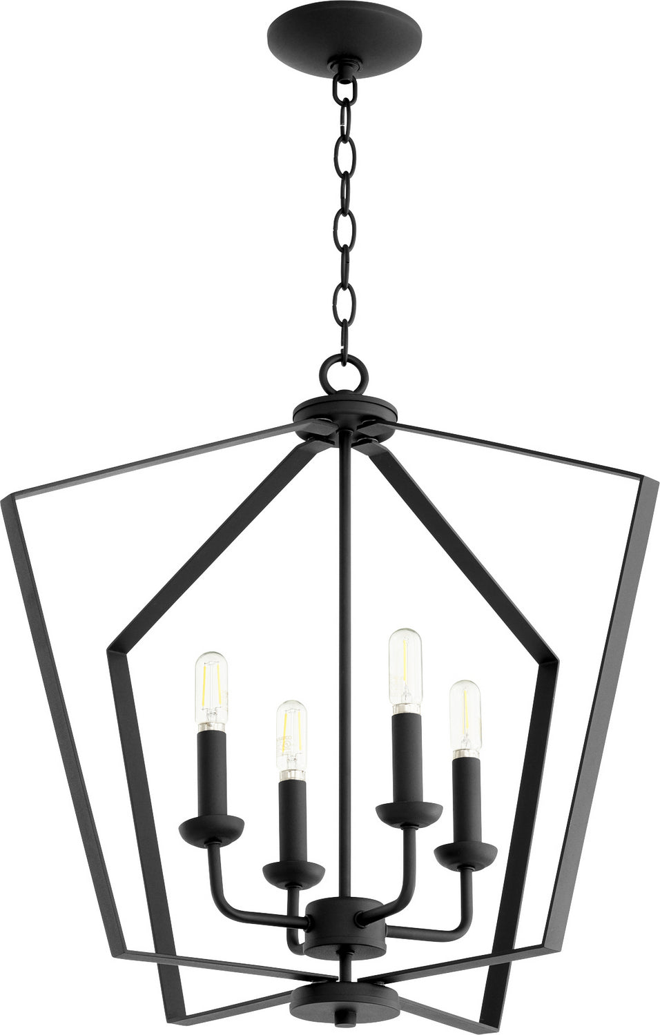 Quorum 4LT Entry Series 894-4-69 Pendant Light - Textured Black