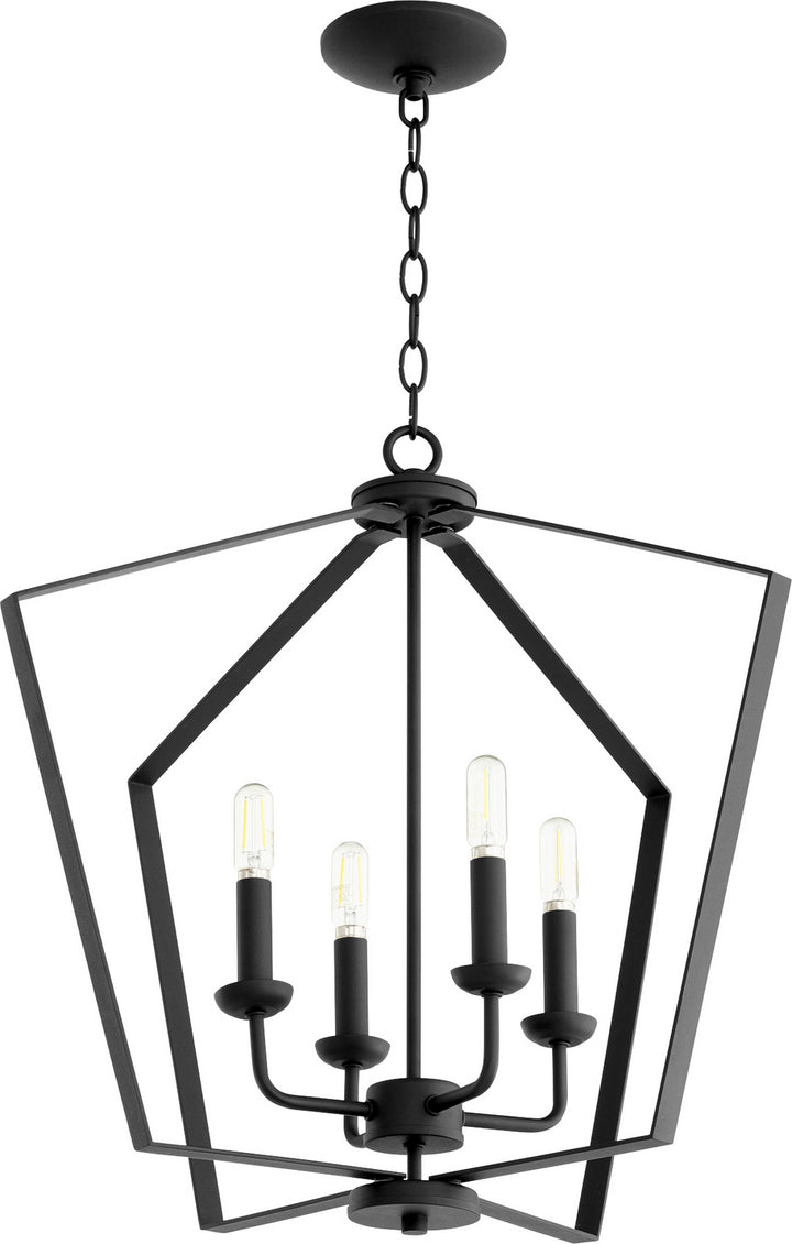 Quorum 4LT Entry Series 894-4-69 Pendant Light - Textured Black