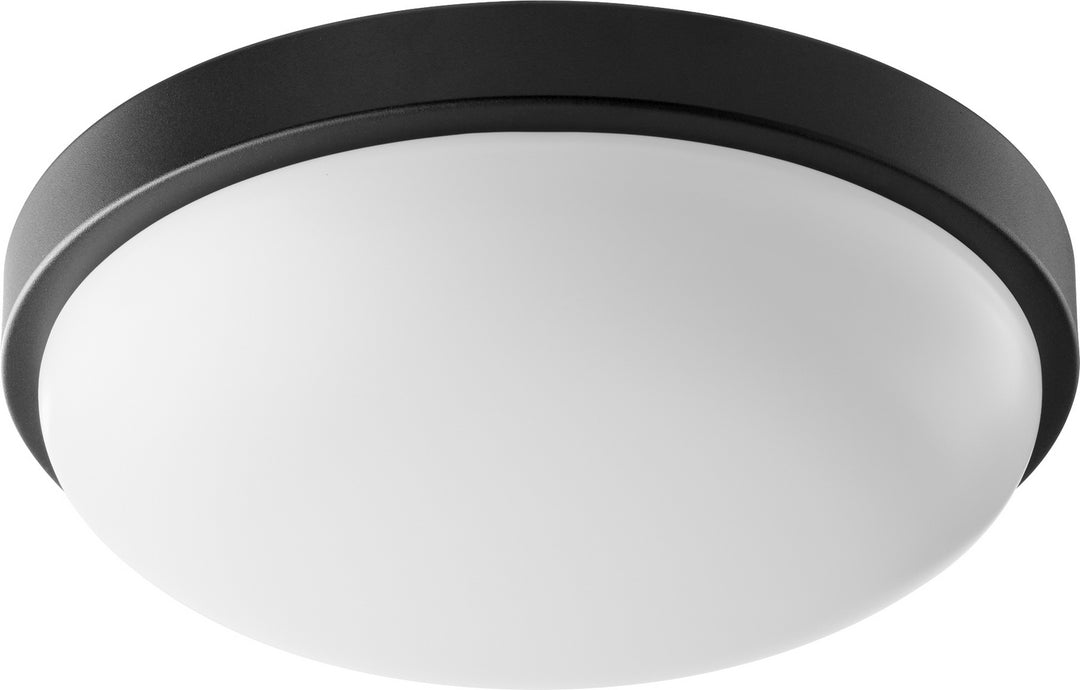 Quorum 902 Round Ceiling Mounts 902-11-69 Ceiling Light - Textured Black, Matte Black/Weathered Oak/