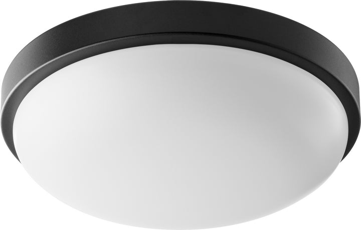 Quorum 902 Round Ceiling Mounts 902-11-69 Ceiling Light - Textured Black, Matte Black/Weathered Oak/