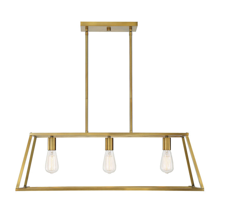 Savoy House Denton 1-326-3-322 Pendant Light - Warm Brass
