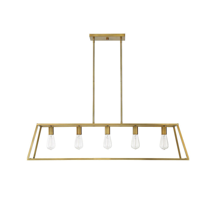 Savoy House Denton 1-327-5-322 Pendant Light - Warm Brass