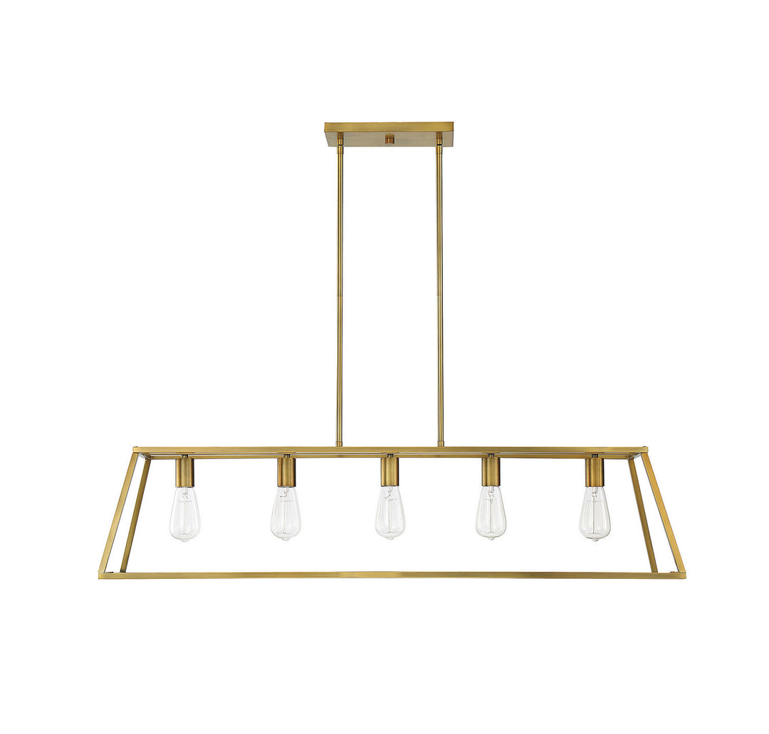 Savoy House Denton 1-327-5-322 Pendant Light - Warm Brass