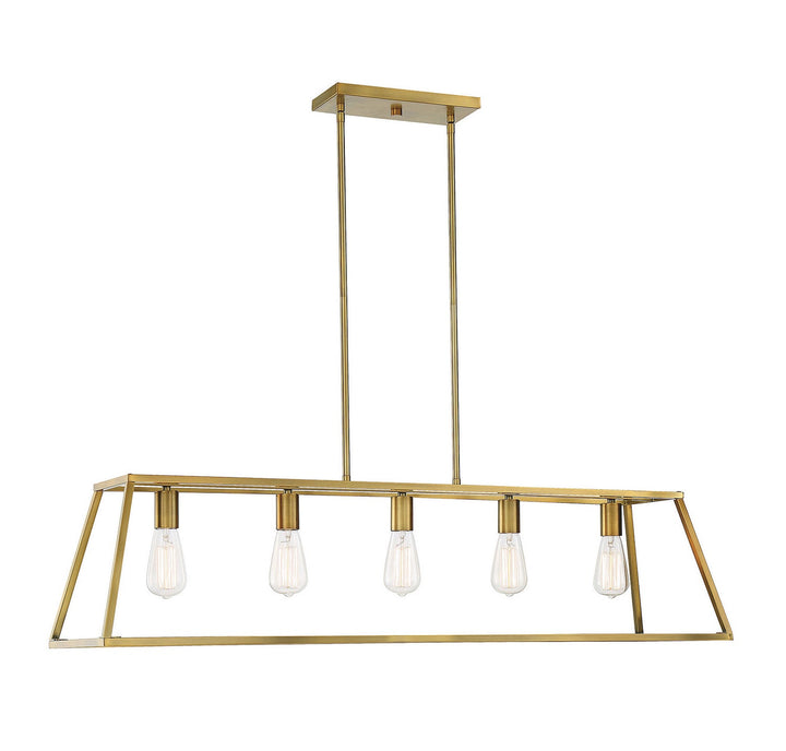 Savoy House Denton 1-327-5-322 Pendant Light - Warm Brass