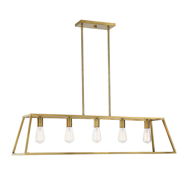 Savoy House Denton 1-327-5-322 Pendant Light - Warm Brass
