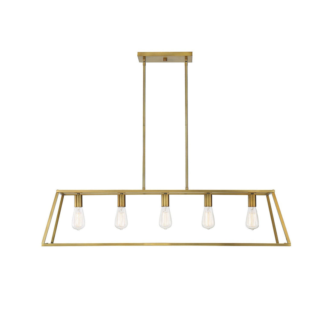 Savoy House Denton 1-327-5-322 Pendant Light - Warm Brass