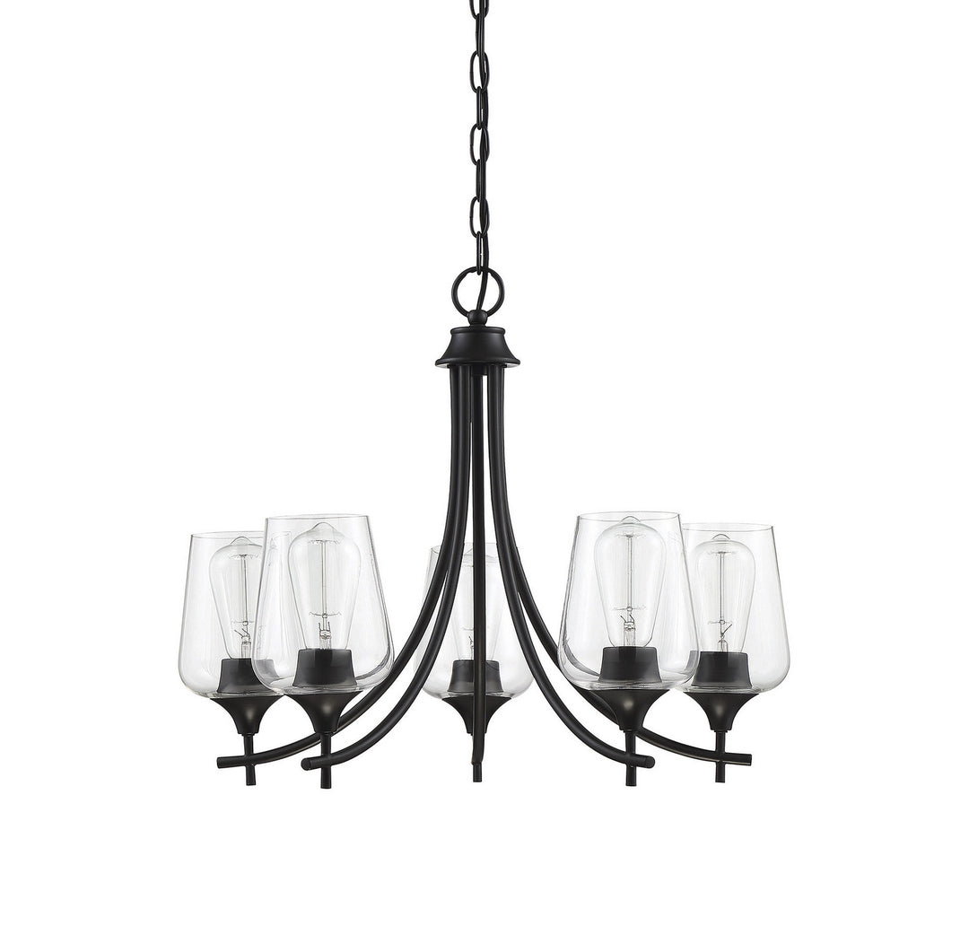 Savoy House Octave 1-4032-5-BK Chandelier Light - Black