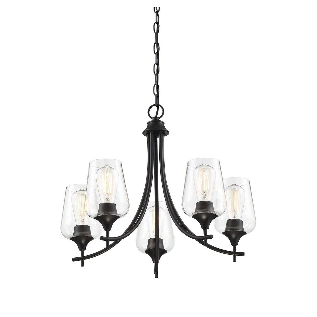 Savoy House Octave 1-4032-5-BK Chandelier Light - Black