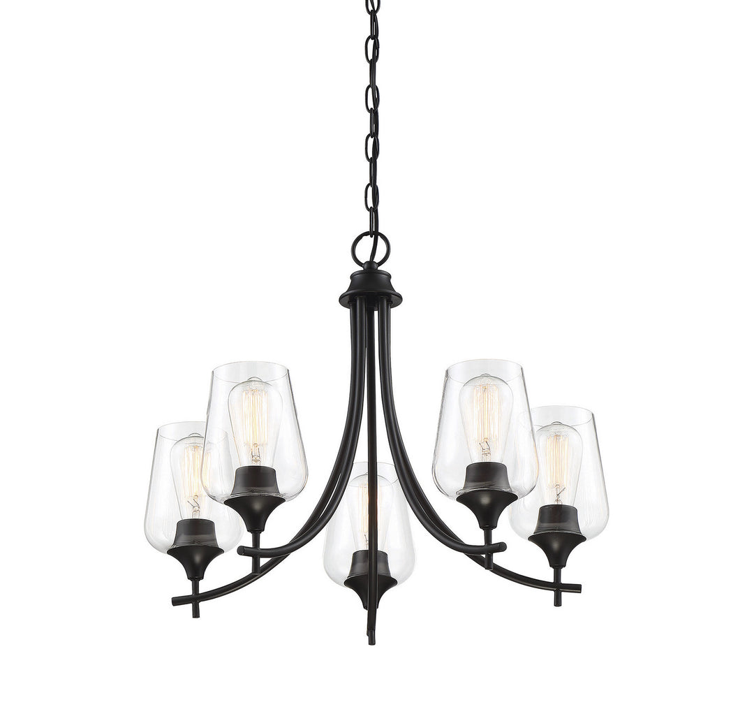 Savoy House Octave 1-4032-5-BK Chandelier Light - Black