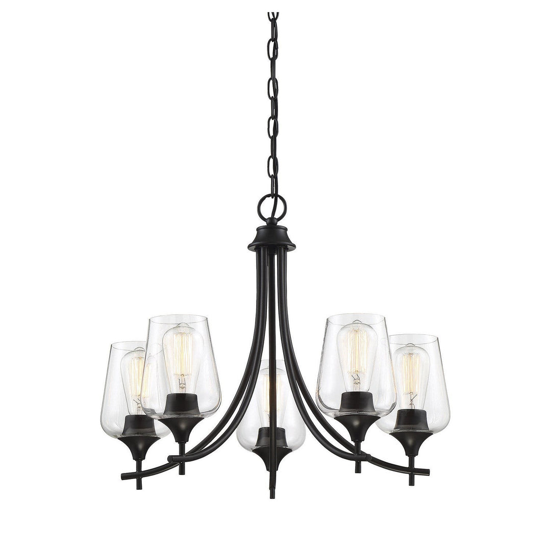 Savoy House Octave 1-4032-5-BK Chandelier Light - Black