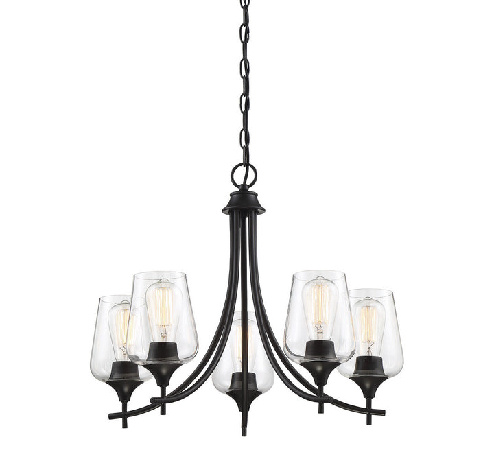 Savoy House Octave 1-4032-5-BK Chandelier Light - Black