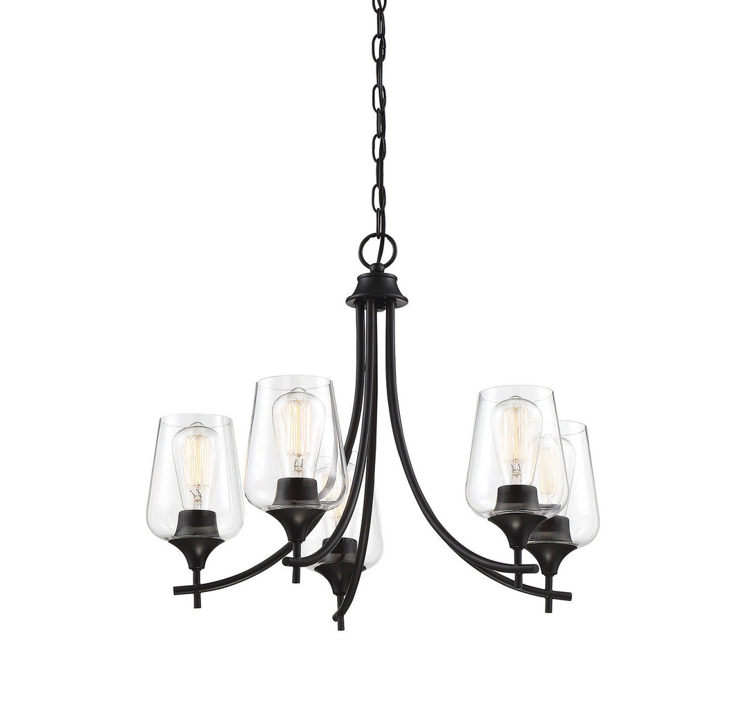 Savoy House Octave 1-4032-5-BK Chandelier Light - Black