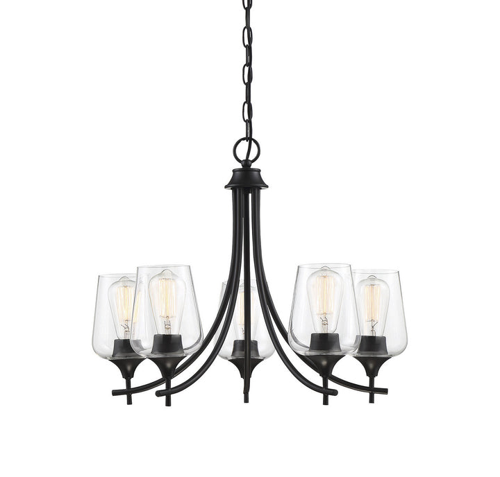 Savoy House Octave 1-4032-5-BK Chandelier Light - Black