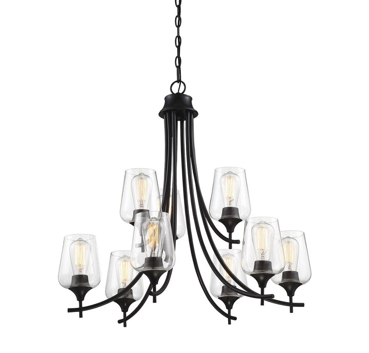 Savoy House Octave 1-4033-9-BK Chandelier Light - Black