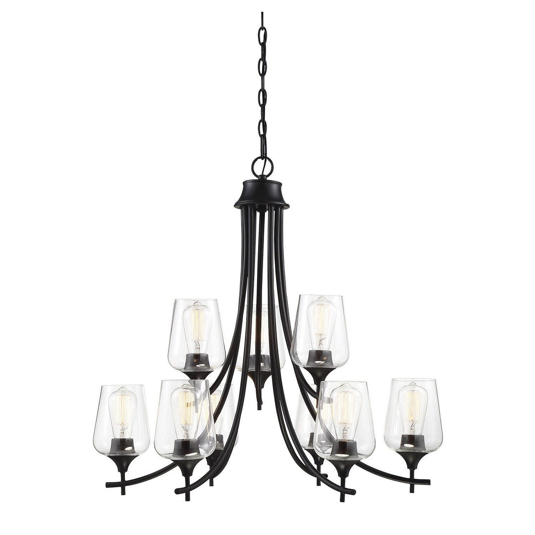 Savoy House Octave 1-4033-9-BK Chandelier Light - Black