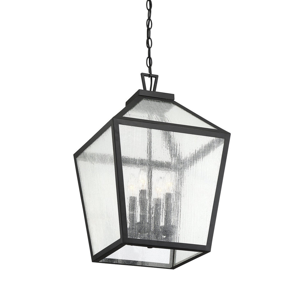 Savoy House Lighting 5-104-BK  Woodstock Outdoor Black