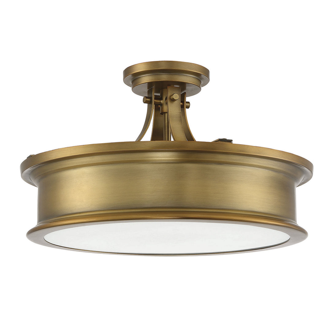 Savoy House Watkins 6-134-3-322 Ceiling Light - Warm Brass