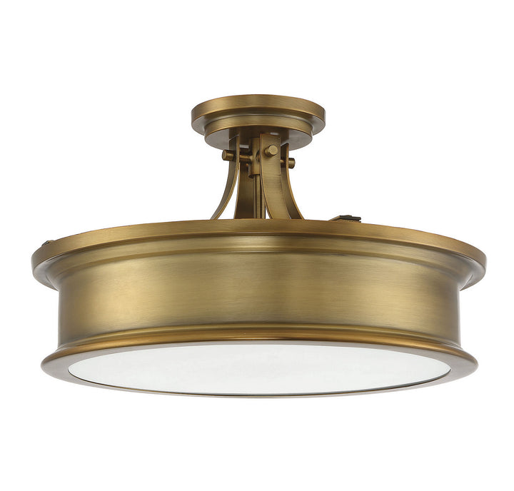 Savoy House Watkins 6-134-3-322 Ceiling Light - Warm Brass