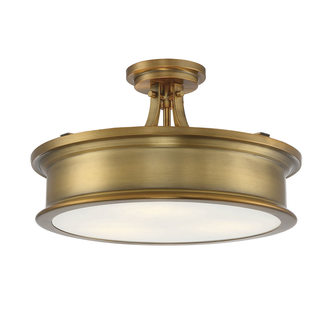 Savoy House Watkins 6-134-3-322 Ceiling Light - Warm Brass