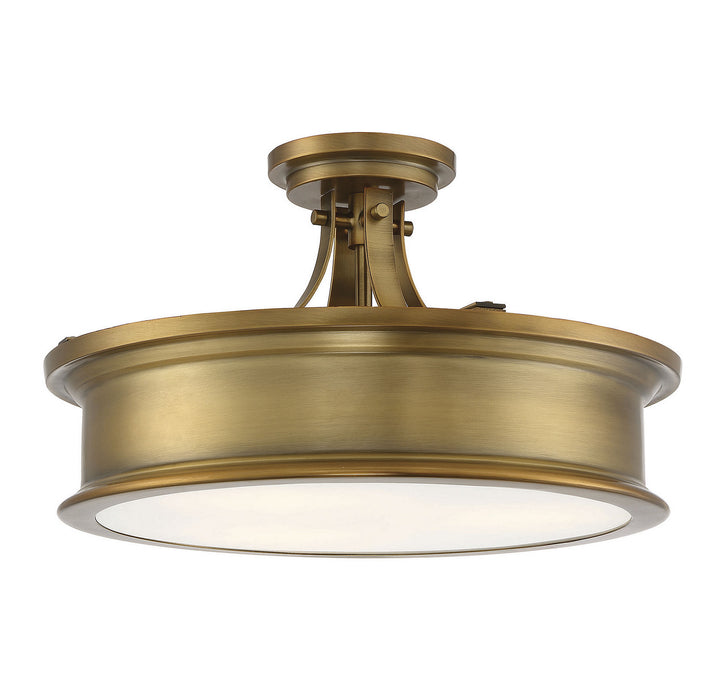 Savoy House Watkins 6-134-3-322 Ceiling Light - Warm Brass