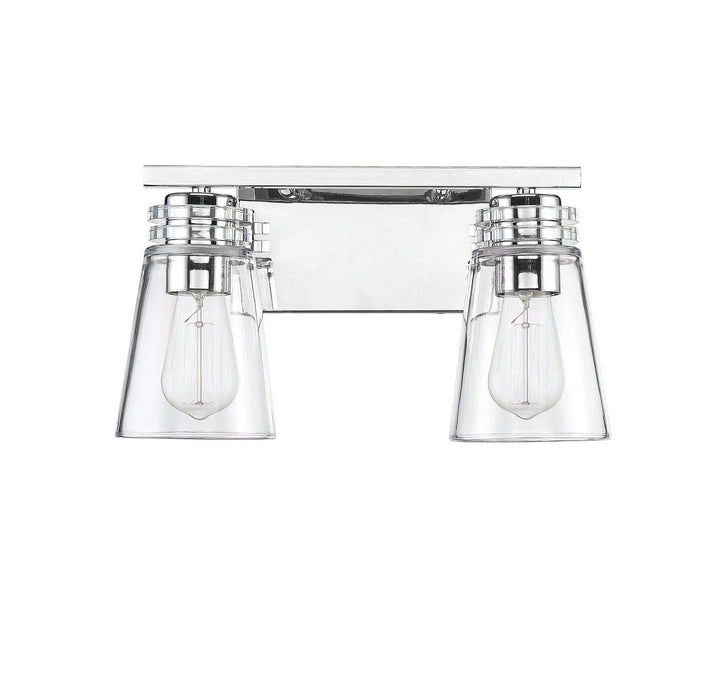 Savoy House Brannon 8-2148-2-109 Bath Vanity Light 15 in. wide - Polished Nickel