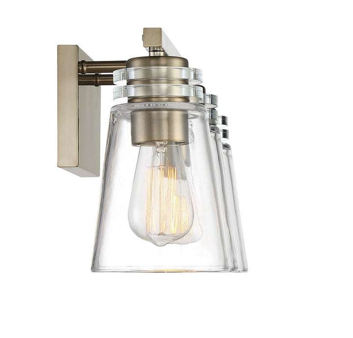 Savoy House Brannon 8-2148-3-127 Bath Vanity Light 24 in. wide - Noble Brass