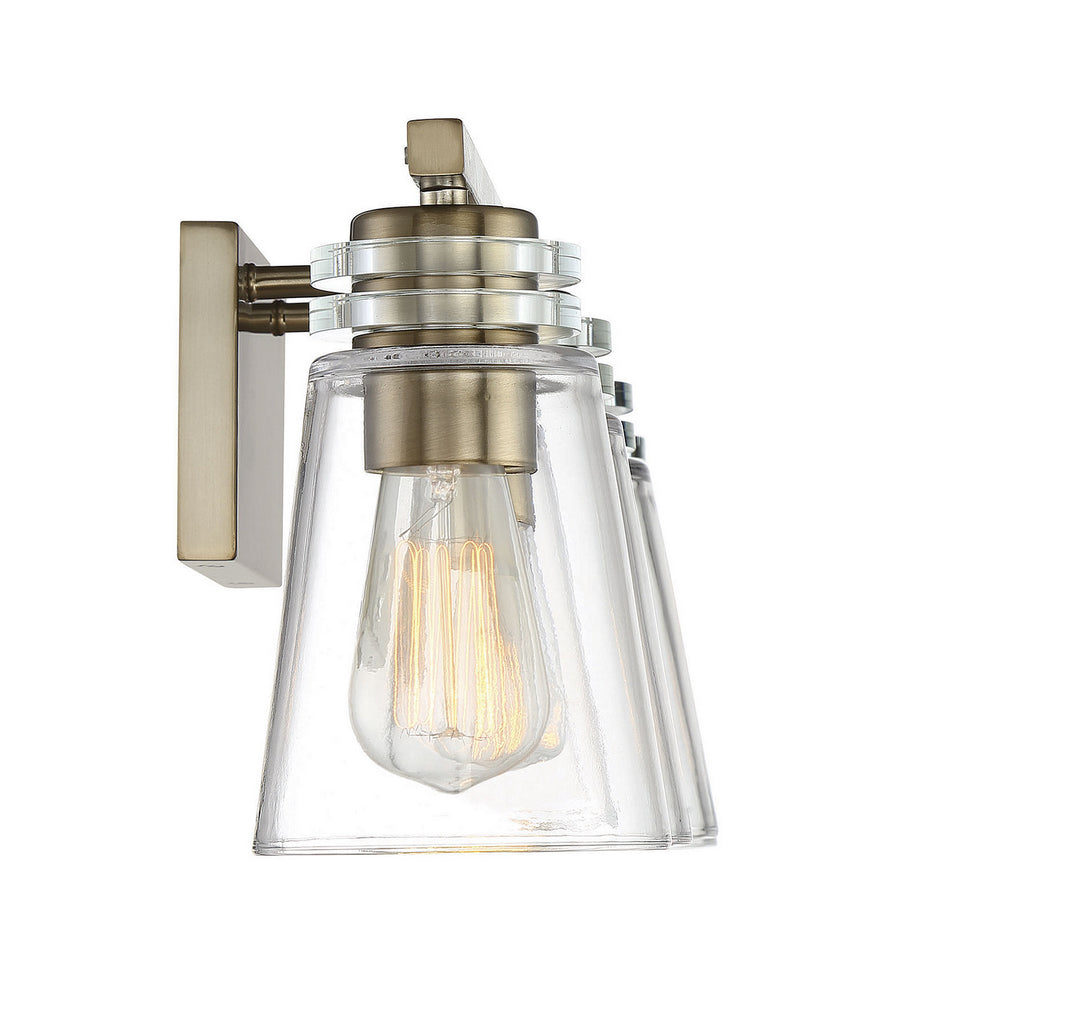 Savoy House Brannon 8-2148-4-127 Bath Vanity Light 34 in. wide - Noble Brass