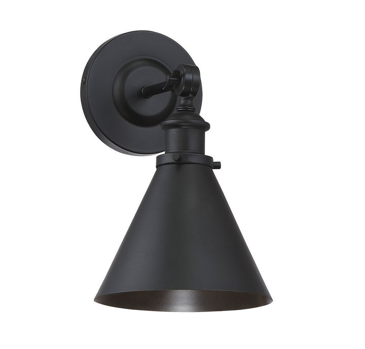 Savoy House Glenn 9-0901-1-89 Wall Sconce Light - Matte Black